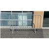 Image 3 : 48" X 77" STANDING METAL BARRIER CAN BE HOOKED TOGETHER WITH OTHERS