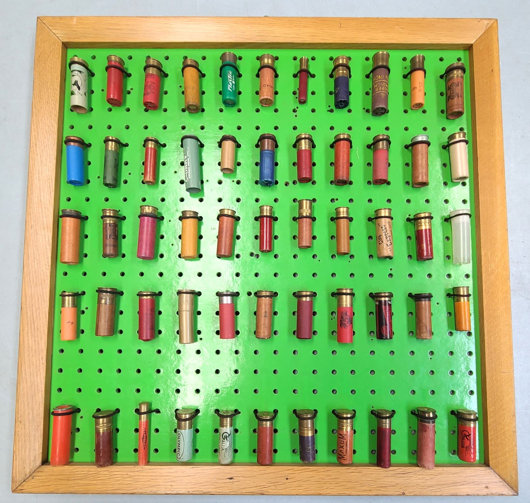 Shotshell Display Shotgun Shell Ammunition Display Board - Various Gauges from 410 to 12 ga