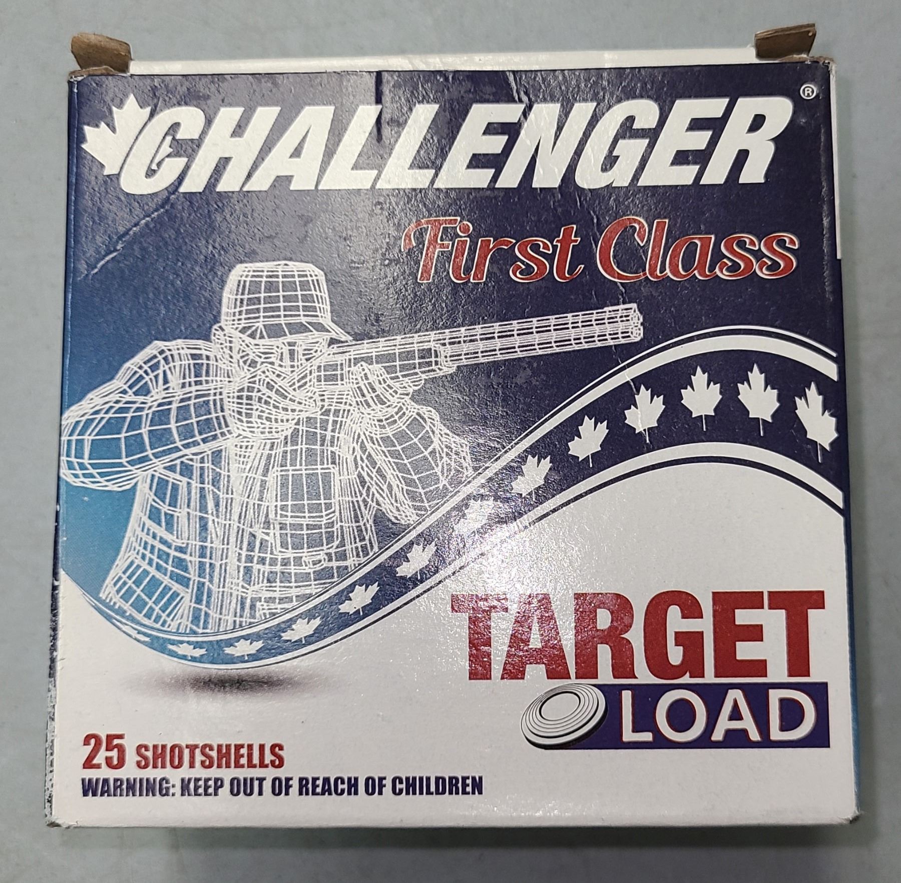 12ga Shotgun Ammo Challenger First Class Target Load #8 Shot 2 3/4 ...