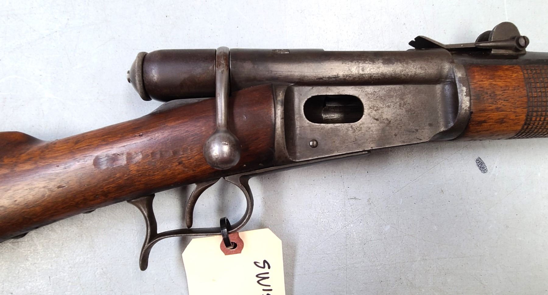 Swiss Vetterli Bolt Action Rifle by Keller .41 Rimfire