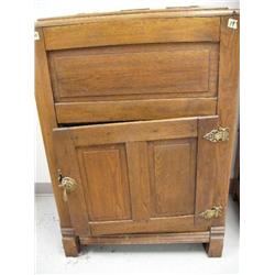 Old American Ice Box with Beveled Panels, c.1870