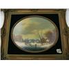 Image 1 : Original Oil Signed  Skating Scene signed IBAS