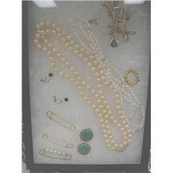 Assorted Pearl Jewelry - (74)