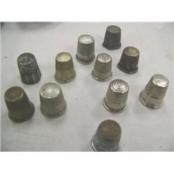 Sterling Silver thimbles - (74)