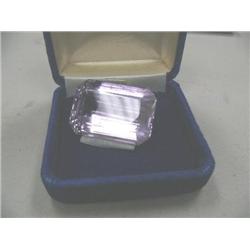 Huge fully faceted amethyst stone 30cts plus - (74)