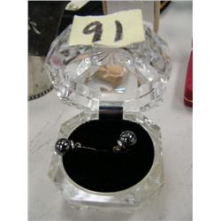 Hematite earrings - (74)