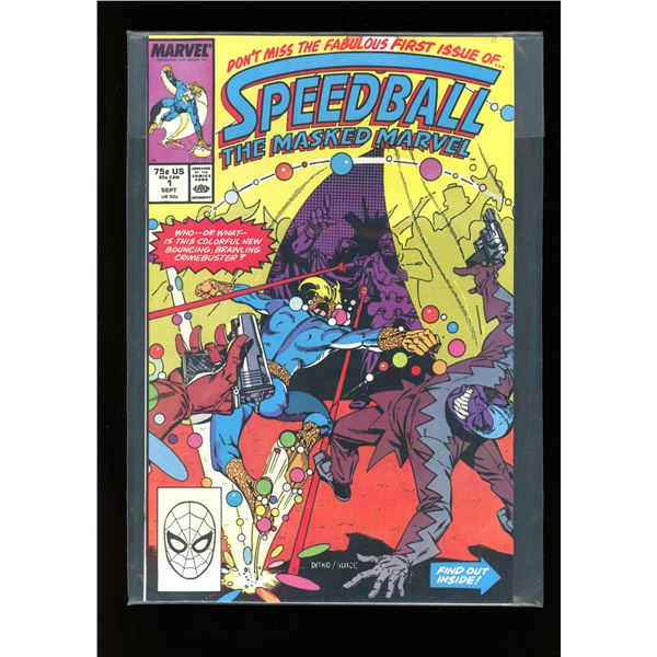 Marvel Speedball The Masked Marvel #1