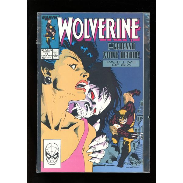 Marvel Wolverine # 15 The Gehenna Stone Affair! Part Five of Six