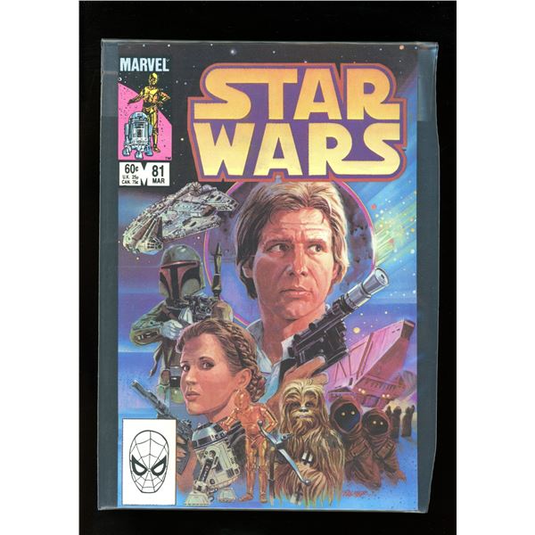Marvel Star Wars #81 Iconic Painted Cover by Tom Palmer