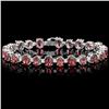 Image 1 : 14k 28.00ct Tourmaline 1.70ct Diamond Bracelet
