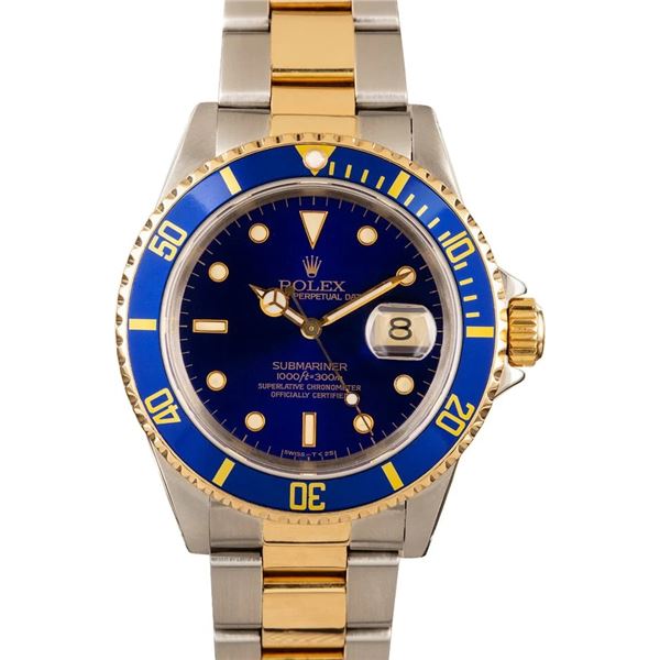 Pre-owned Rolex Submariner 16613LB