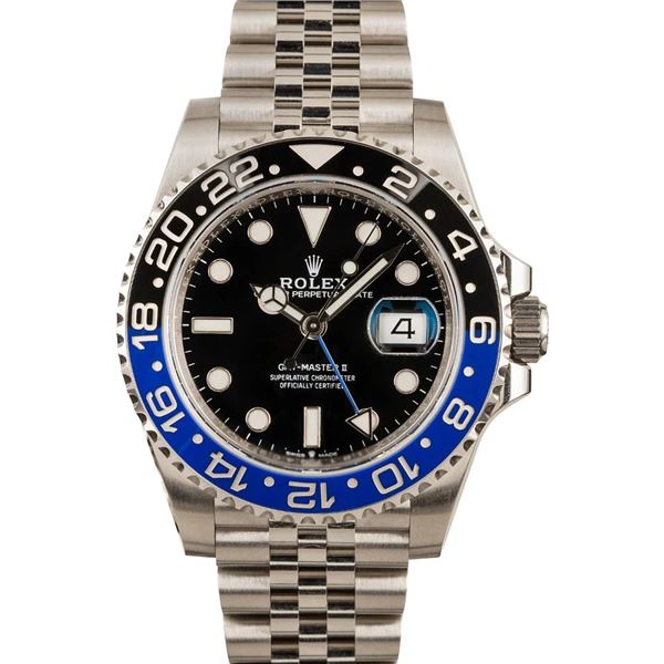 Pre-owned Rolex GMT-Master II - 126710BLNR