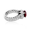 Image 2 : 3.90CT NATURAL MALAYA GARNET 18K W/G RING