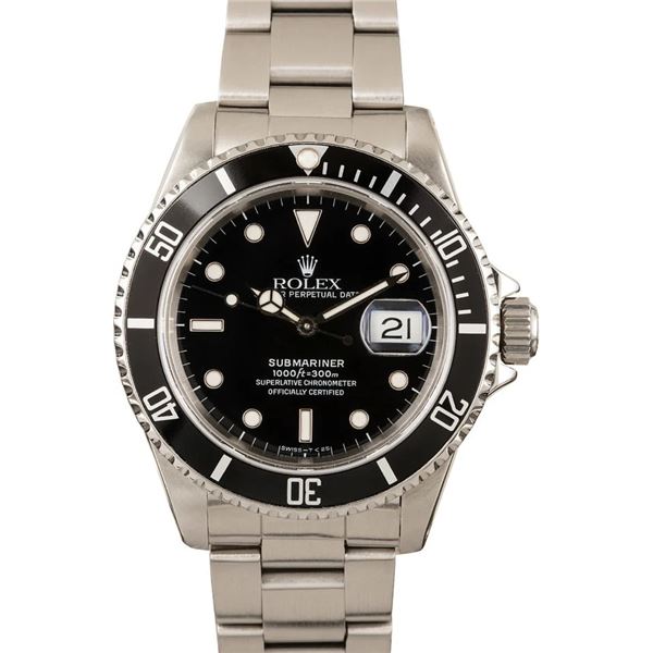 Pre-owned Rolex Submariner 16610