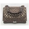 Image 1 : Chanel Metallic Bronze Quilted Leather Classic Flap Shopping Tote