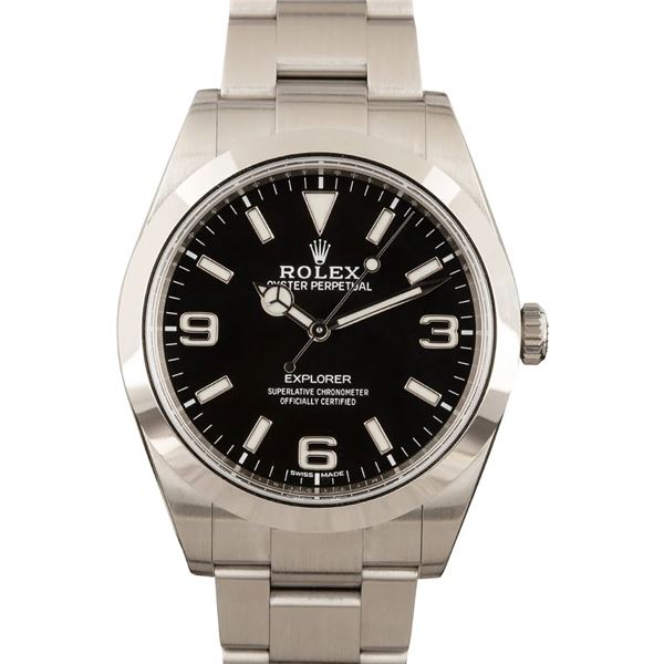 Pre-owned Rolex Explorer 214270