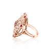 Image 2 : 1.19CT NATURAL RUBY 14K ROSE GOLD RING