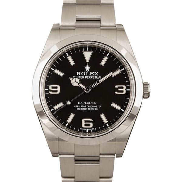 Pre-owned Rolex  Explorer 214270