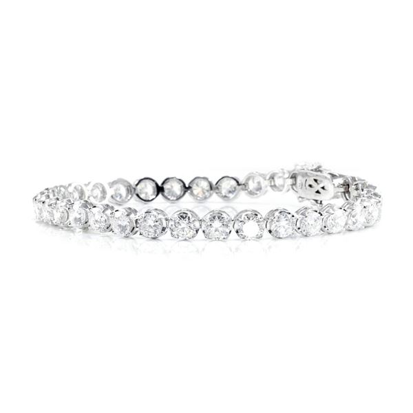 10.35ct Diamond 14K White Gold Bracelet