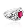 Image 2 : 2.17CT NATURAL RUBY 14K WHITE GOLD RING