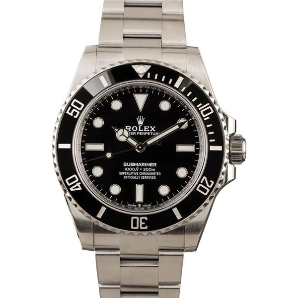 Pre-owned Rolex  Submariner 124060