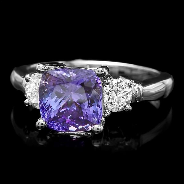 14k Gold 3.00ct Tanzanite 0.60ct Diamond Ring