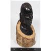 Image 1 : WOOD CARVED AFRICAN BUST ABOUT 7" TALL