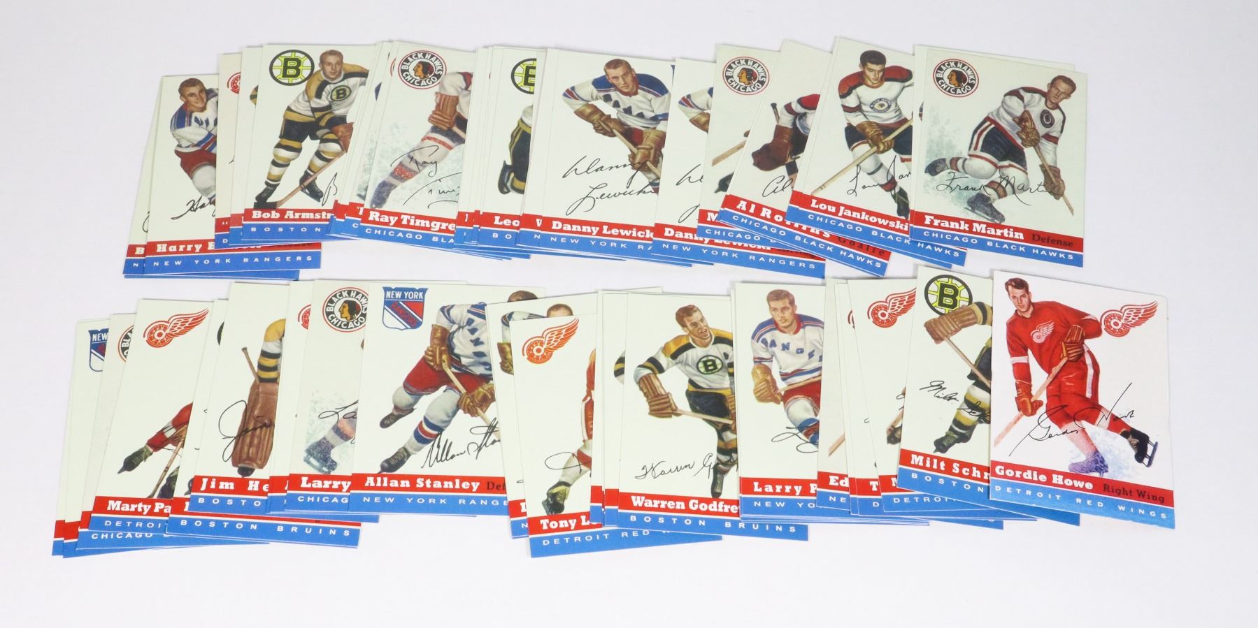 SET OF REPRINT HOCKEY CARDS