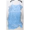 Image 1 : NEW SIZE 3X BABY BLUE MESH DRESS. COVERED IN SHINY