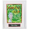 Image 1 : 14"X11" PRINT RICK AND MORTY WE ALL GOT PINK EYE