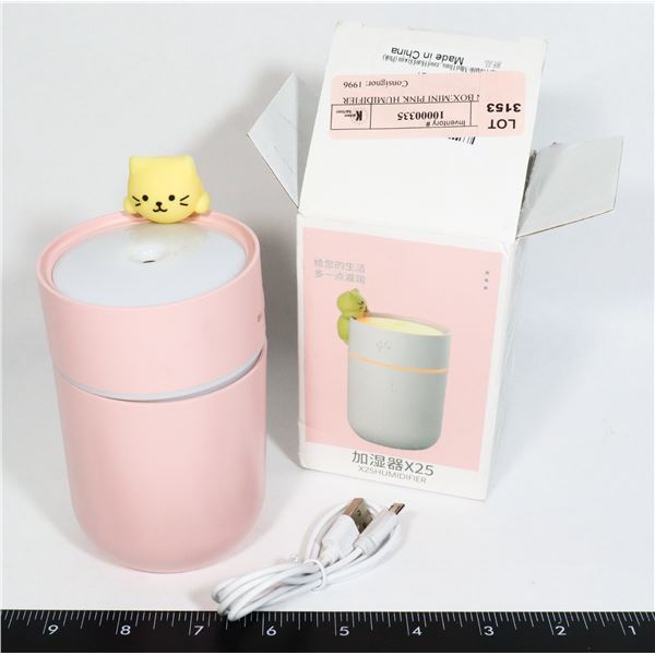 OPEN BOX:MINI PINK HUMIDIFIER