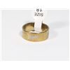 NEW GOLD TONE FISH DESIGN 7.5 STAINLESS STEEL RING