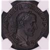Image 2 : ROMAN EMPIRE, Philip I. AE Sestertius (18.41 gms), ca. AD 244, Rome Mint, 2nd Officina.
