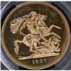 Image 2 : GREAT BRITAIN. 2 Pounds, 1937. London Mint. George VI. PCGS PROOF-64 CAM.