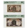 Image 1 : Farmers Bank of China, 1935-41, Pair of Issued Banknotes