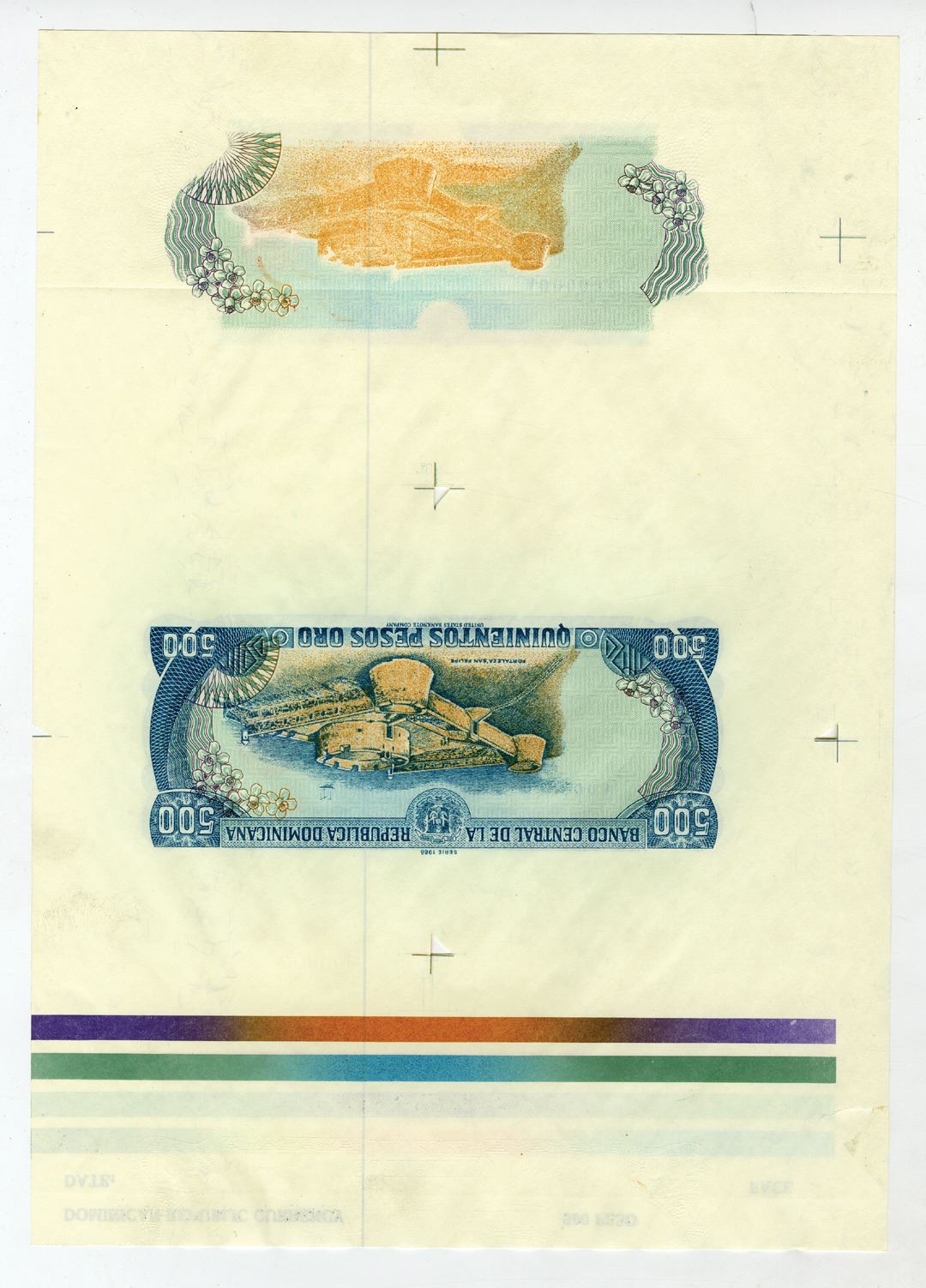 Banco Central de la Republica Dominicana, 1988, Progress Specimen ...