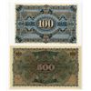 Image 2 : Bank of Saxony, 1911, Issued Banknote Pair