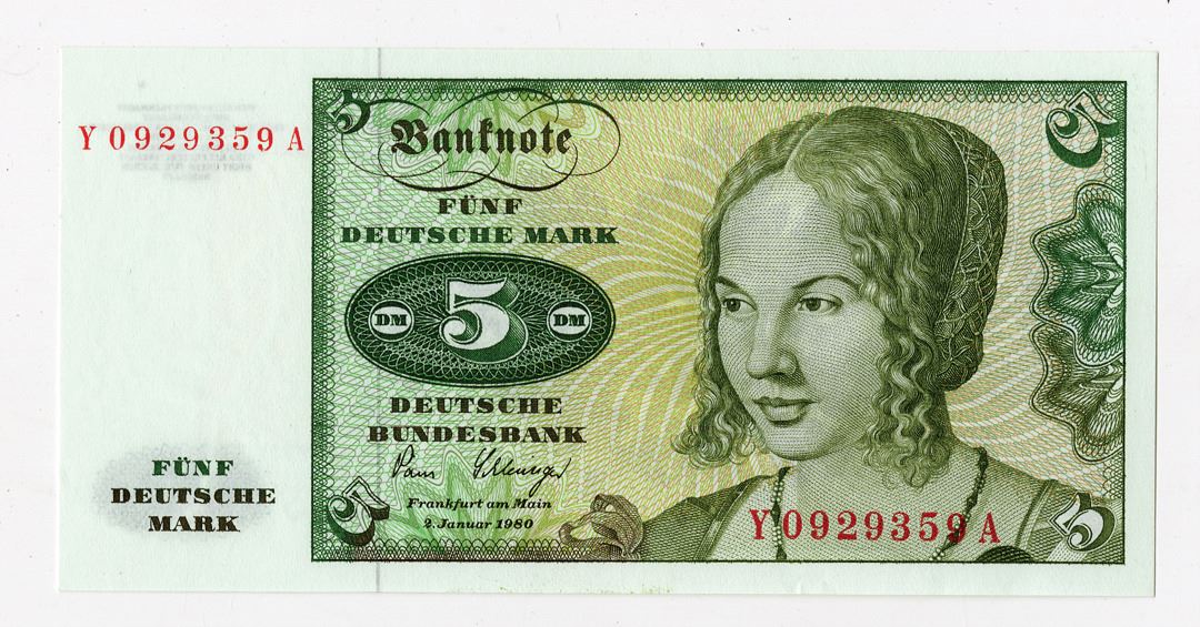 Deutsche Bundesbank, 1980, Issued Replacement Banknote