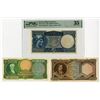 Image 1 : Bank of Greece, ND (1945) - 1949, Trio of Issued Banknotes