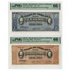 Image 1 : Mexico, Estado de Chihuahua, 1915, Lot of 2 Issued Banknotes, Including a "Top Pop" Note.