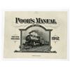 Image 1 : Poor's Manual of the Railroads,  Proof Vignette for the 1912 Issue Advertising Piece.