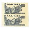 Image 1 : De La Rue Giori S.A., DuraNote Polymer Advertising note, ca.1989-1994 Proof Uncut Pair with Beethove