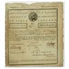 Image 1 : Savings and Charity Fund of Monsieur Lafarge, 1791 Issued Certificate