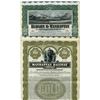 Image 1 : Hudson & Manhattan Railroad Co. and Manhattan Railway Co., 1907-13, Pair of Specimen Bonds