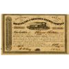 Image 1 : Houston, Tap and Brazoria Railway Co. 1861 I/U Stock Certificate Issued 1 month After Texas Seceded 