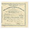 Image 1 : London & Tokyo Syndicate, 1906, I/U Stock Certificate