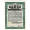 Image 1 : City of Baton Rouge, Public Improvement Bond Issue of 1914 Specimen Bond