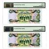 Image 2 : Central Bank of the Bahamas, 2001, Pair of Sequential Banknotes