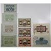 Image 2 : Marktredwitz, Nesselwang, & Wilster. 1918. Lot of 9 Issued Emergency Notgeld Banknotes.