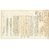 Image 1 : Baltimore, Maryland, 1801-1802 Legal Document from Notary Public, Samuel Sterett.